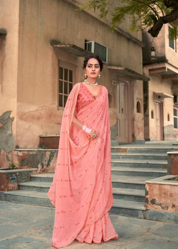 Kashvi Aarini Fancy Wear Georgette Designer Saree Collection